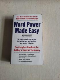 Word Power Made Easy: The Complete Handbook for Building a Superior Vocabulary 英文原版 书内有字迹