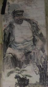 甘肃省画家陈子贵人物画《趣味追求》，长136厘米，宽68厘米。