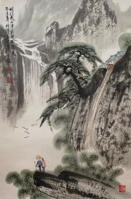 张桂清，山水画真迹，高清拍摄（65）