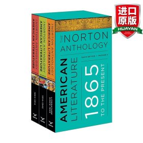 英文原版 The Norton Anthology of American Literature  诺顿美国文学 第十版 套装二 卷C D E  含注册码 英文版 进口英语原版书籍