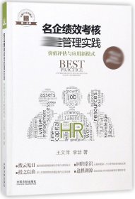 名企绩效考核最佳管理实践(价值评估与应用新模式)/名企HR最佳管理实践系列丛书 9787509392409 王文萍 中国法制出版社