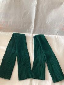 针织套袖（女款、深绿色，小瑕疵-见图和详情，不严重，介意慎拍）