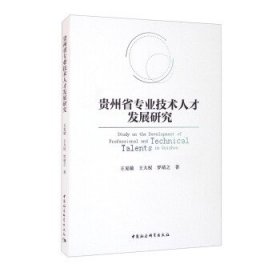 【正版书籍】贵州省专业技术人才发展研究