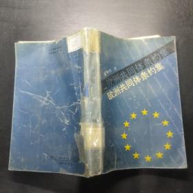 欧洲共同体条约集