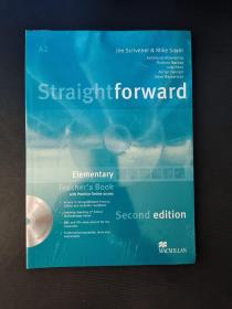 Straightforward Elementary Level: Teacher's Book Pack  A2 16开 全新塑封 附盘 Second edition