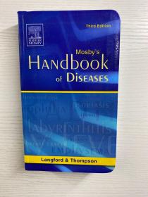 Mosby’s Handbook of Diseases（Third Edition）莫斯比疾病手册（32开）精装现货、内页干净