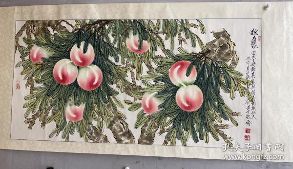 献寿刘西古九寿桃