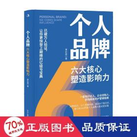个人品牌：六大核心塑造影响力