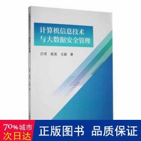 计算机信息技术与大数据安全管理 工具书 吕雪，张昊，王喆 新华正版