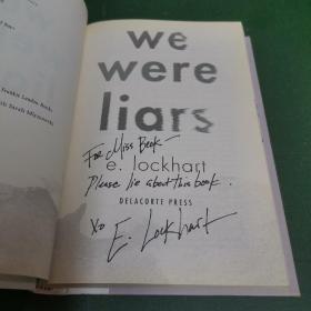 英文原版：We were liars（我们是骗子）【作者签赠本。】