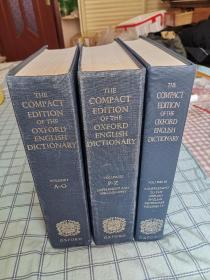 the compact edition of the oxford English Dictionary
牛津英语大词典第一版及四卷补编（缩印本）
