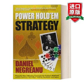 英文原版 Power Hold'em Strategy  德州撲克超級戰略 英文版 進口英語原版書籍