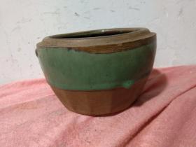 六七十年代绿釉小罐