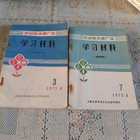 农业技术推广站学习材料1975.4.8