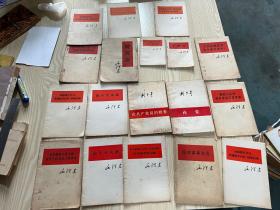 毛泽东 ：关于正确处理人民内部矛盾的问题 
矛盾论 加强相互学习，克服固步自封、骄傲自满。人的正确思想是从哪里来的？被敌人反对是好事而不是坏事 论十大关系 等19册，刘少奇论党 论共产党员的修养2册