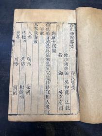 清早期刻本《痈疽神秘验方》一册全，中医古籍！