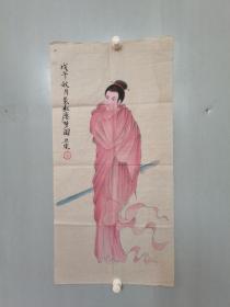 劉旦宅精美人物畫一幅