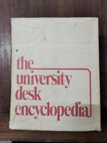 （英文原版）the university desk encyclopedial（精装16开本巨厚大册）大学案头百科