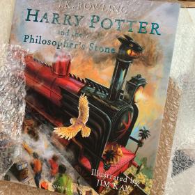 Harry Potter and the Philosopher's Stone 英国彩绘版 哈利波特与魔法石 精美绘本插图 大16开精装