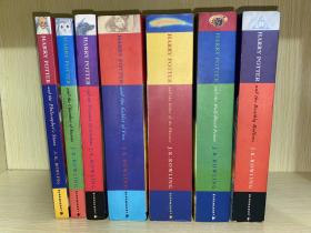 Harry Potter哈利波特英国儿童版全套，其中后5本为第一次印刷