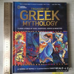 The treasury of Greek mythology classic stories of God goodness heroes monsters英文原版精装