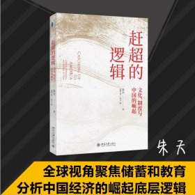 新华正版 赶超的逻辑 文化、制度与中国的崛起 朱天 9787301345351 北京大学出版社