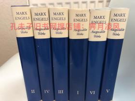 国内现货［德文德语版］《马克思恩格斯选集》马恩选集（全六卷） 关于费尔巴哈的提纲 德意志意识形态 共产主义原理 共产党宣言 哥达纲领批判 费尔巴哈与德国古典哲学的终结 1844年经济学哲学手稿等Karl Marx Friedrich Engels ausgewählte Werke  Ökonomisch-philosophische Manuskripte aus dem Jahre 1844