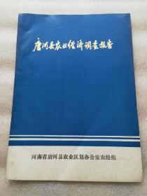 唐河县农业经济调查报告