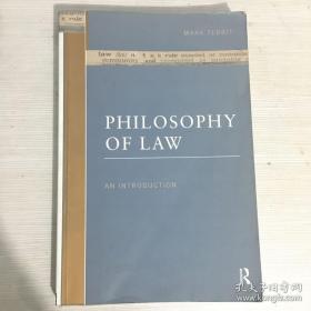 Philosophy of law an introduction introducing law history of legal thought 英文原版