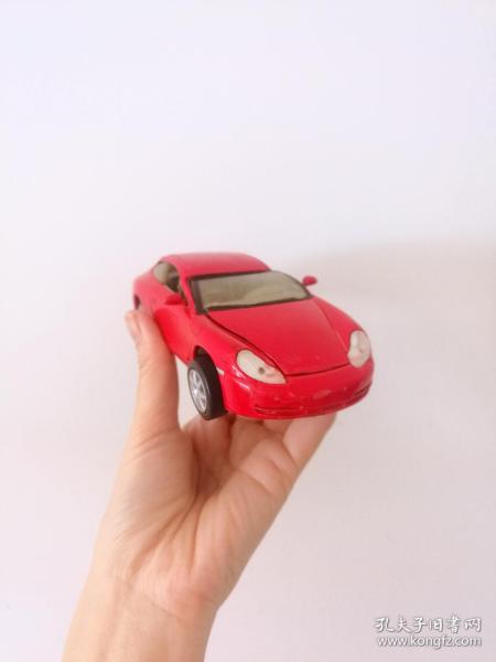 正版保時捷2001 PORSCHE 911 CARRERA紅色經典跑車合金模型 車模 擺件