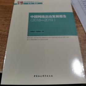 中国网络法治发展报告（2018-2019）