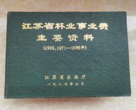 江苏省林业事业费主要资料（1965、1971—1985年）