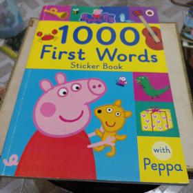 Peppa Pig 1000 first words Sticker Book 1000