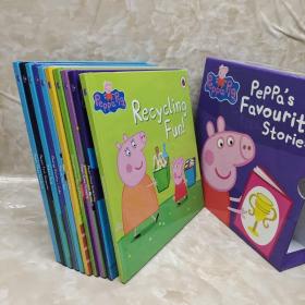 小猪佩奇 粉红猪小妹 经典故事10册套装 英文原版 Peppa Pig精装