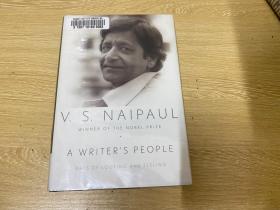 （初版）A Writer's  People:  Ways of Looking and Feeling 奈保爾 隨筆集《作家看人》（看，這個世界）， 李歐梵：多年前讀過他的小說《大河灣》(A Bend in the River)，另附一篇他的自敘傳，我讀時幾乎有背誦的沖動,書中段落足以作為我進一步學英文的典范。北美版第一版，精裝毛邊本