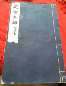 1956年孙文《建国大纲》珂罗版线装本
