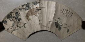 李文湝，清末画家，曾入羊城伍氏听涛山馆作画，和吴石仙多有合作，画风典雅秀丽，为世人所重视，其作品已稀有。52×17