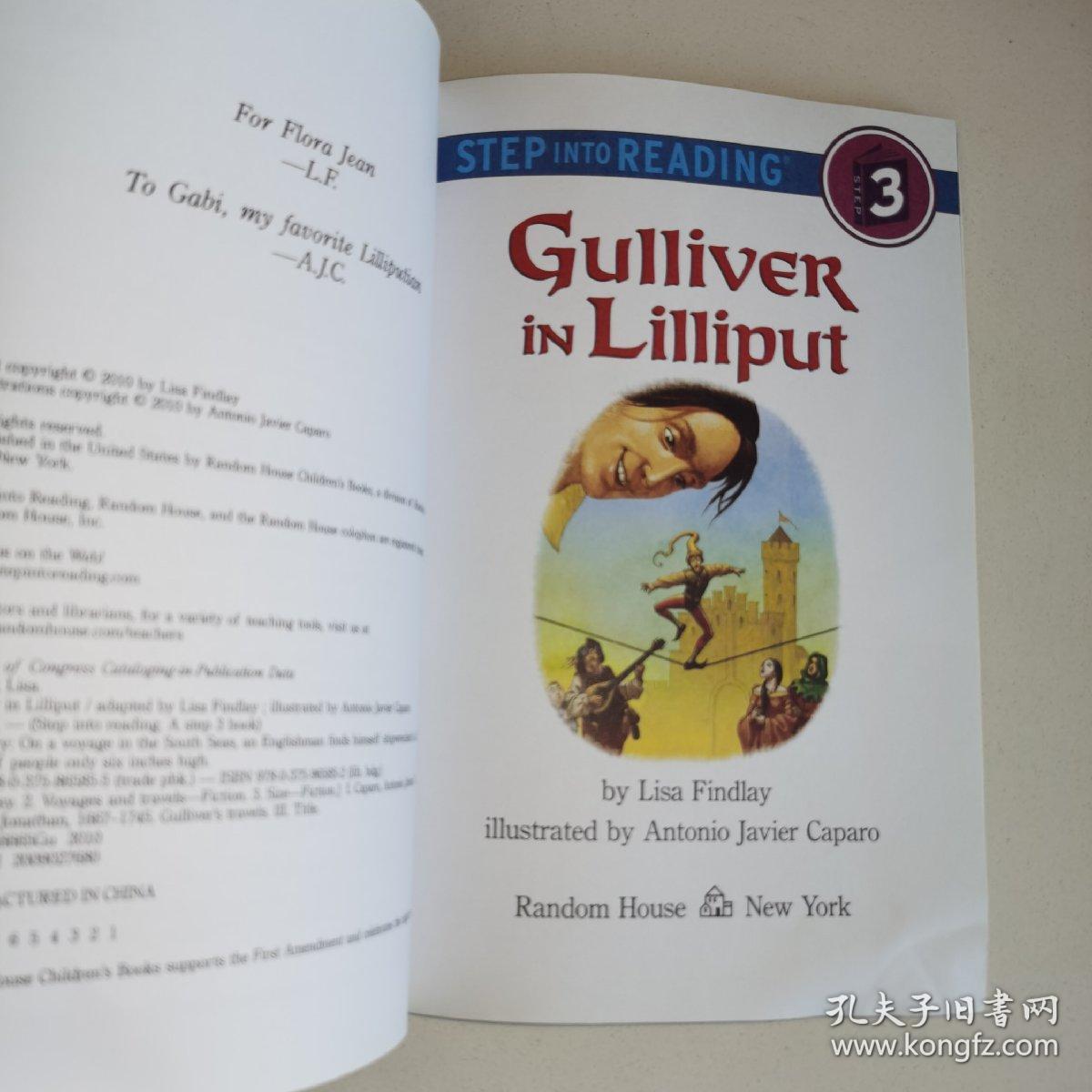 gulliverinlilliput格列弗游记英文原版