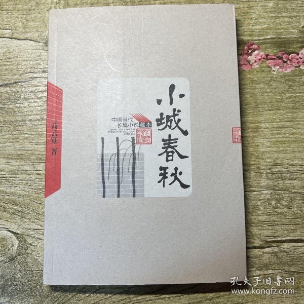 小城 春秋 中国当代长篇 小说藏本