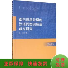 面向信息处理的汉语同类词短语歧义研究