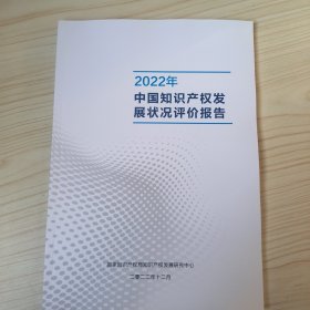 2022年中国知识产权发展状况评价报告
