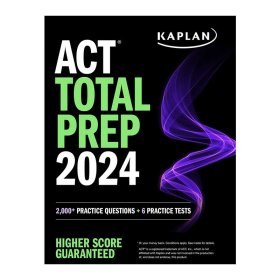 ACT Total Prep 2024 卡普兰ACT备考2024版  2000+的练习题、6套练习题