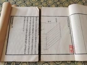 版画军事！清道光岭南海山仙馆白纸刻本《火攻挈要》二册全，明末系统总结火器技术的著作。该书上卷详细介绍火铳制造的工艺及种类，并对佛郎机、鸟枪、火箭、喷火筒等火器的制造作了简要说明。中卷分别介绍各种火药的制作、贮藏、性能、配方和火铳的试放、安装、教练、搬运等内容。有版画27页54面