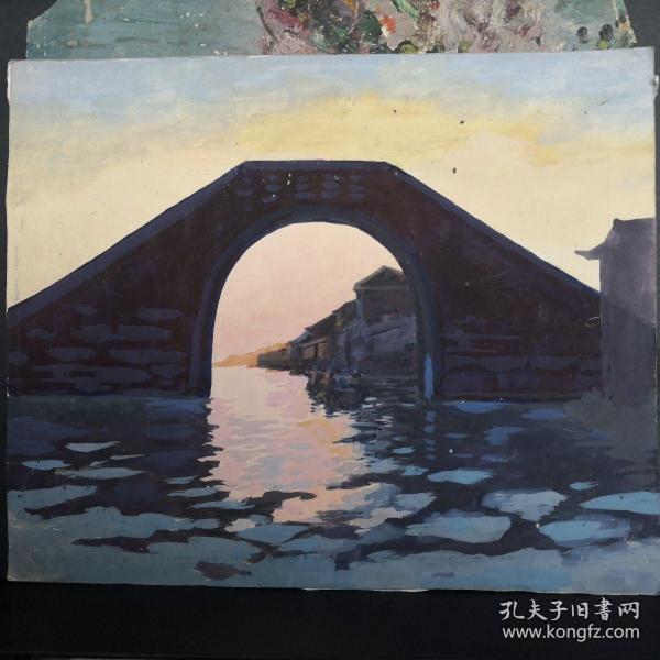 手绘南方的桥
