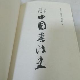 二十世纪中国书法史》本书箱没有书衣。
