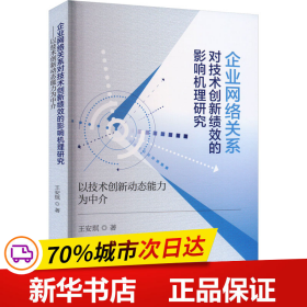 保正版！企业网络关系对技术创新绩效的影响机理研究 以技术创新动态能力为中介9787521846126经济科学出版社王安琪