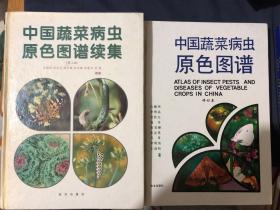 中国蔬菜病虫原色图谱＋续集 第二版 两本合售如图
