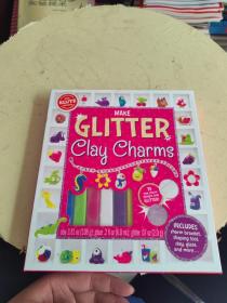 英文原版 Klutz Make Glitter Clay Charms 制作閃亮粘土飾品 兒童DIY