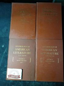 ANTHOLOGY OF AMERICAN LITERATURE（美国文学选集） 〈2卷4册〉 精装