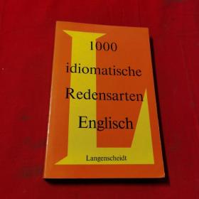 1000 idiomatische redensarten englisch